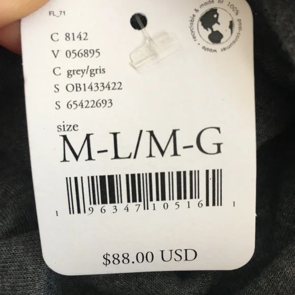 NWT Free People FP Beach Gray Jet Set Cardi Long Hooded Duster - Picture 10 of 15